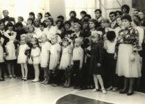 1 класс, торжественная линейка (Мурманск, школа № 30, 1 сентября 1987 года)